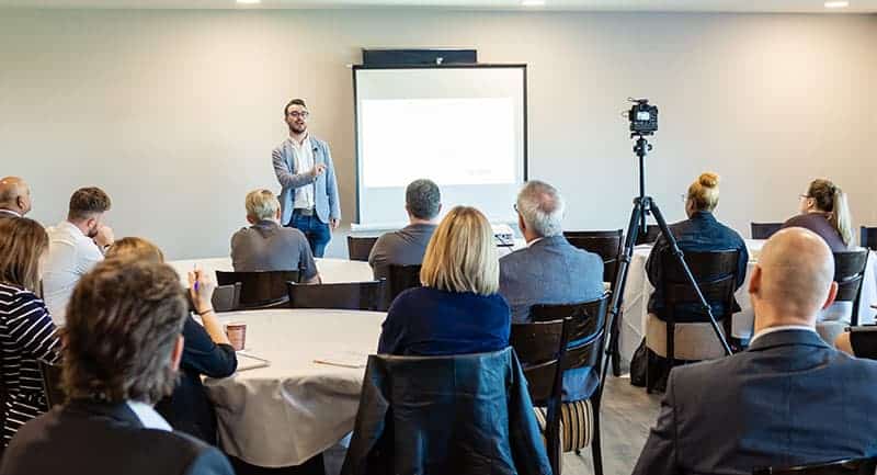 Adam Collins SEO Consultant At Midlands Business Expo 2021