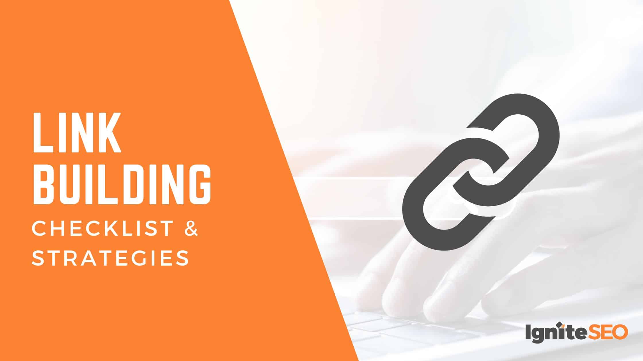 Link Building Checklist, Strategies and Tactics